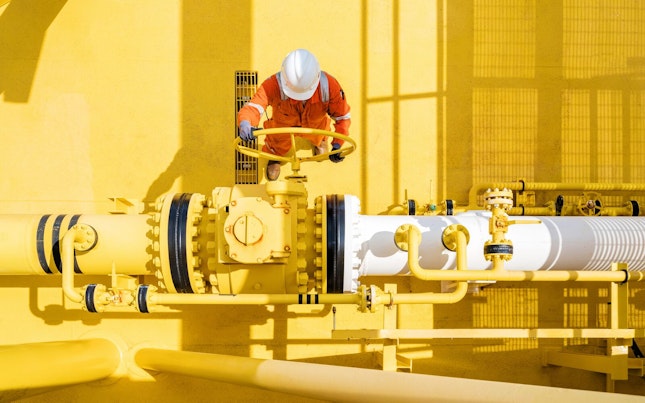 Olie- en gasraffinaderijcentrale